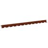 vidaXL Bordure de Pelouse 10 pcs 102 x 4 x 4 cm Acier Rouill&eacute;