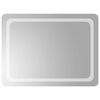 vidaXL Miroir de salle de bain &agrave; LED 80x60 cm