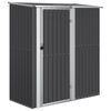 vidaXL Abri de jardin Anthracite 180,5x97x209,5 cm M&eacute;tal galvanis&eacute;