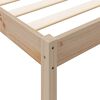 vidaXL Lit biblioth&egrave;que sans matelas 90x200 cm bois de pin massif