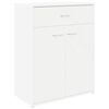 vidaXL Buffet blanc 60x30x75 cm bois d'ing&eacute;nierie