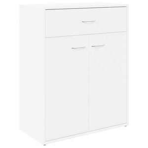 vidaXL Buffet blanc 60x30x75 cm bois d'ing&eacute;nierie