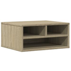 vidaXL Support d'imprimante ch&ecirc;ne sonoma 49x40x22,5 cm bois ing&eacute;nierie