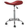 vidaXL Chaise de bureau Rouge bordeaux Similicuir