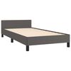 vidaXL Cadre de lit sans matelas gris 80x200 cm similicuir