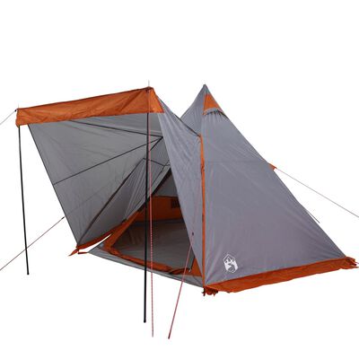 vidaXL Tente familiale tipi 6 personnes gris imperméable