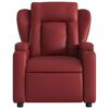 vidaXL Fauteuil inclinable Rouge bordeaux Similicuir