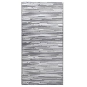 vidaXL Tapis d'ext&eacute;rieur ARAKIL Gris 190x290 cm PP