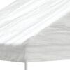 vidaXL Belvédère avec toit blanc 5,88x2,23x3,75 m polyéthylène