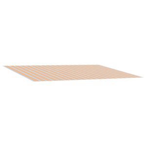 vidaXL Toile de rechange pour auvent Bleu et Orange 450 &times; 300 cm