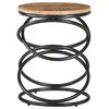 vidaXL Table d'appoint 40x40x52 cm Bois de manguier massif brut