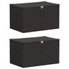 vidaXL Bo&icirc;te de rangement 2 pc Tissu intiss&eacute; 60 x 43 x 35 cm 90,3 L