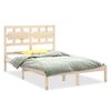 vidaXL Cadre de lit sans matelas 120x200 cm bois massif