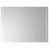 vidaXL Miroir de salle de bain LED Transparent 80 x 60 cm verre tremp&eacute;