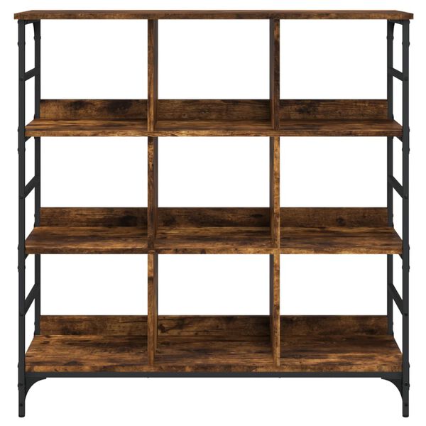 vidaXL Buffet ch&ecirc;ne fum&eacute; 102x32x103,5 cm bois d'ing&eacute;nierie