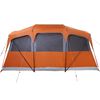 vidaXL Tente familiale avec toit Orange et Orange 435 x 255 x 216 cm
