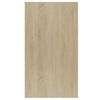 vidaXL Bibliothèque/Buffet Chêne sonoma 50x25x80 cm Bois d’ingénierie