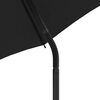 vidaXL Canapé de jardin 2 places et parasol tabourets gris clair rotin