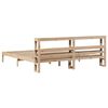 vidaXL Cadre de lit sans matelas 200x200 cm bois massif de pin
