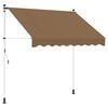 vidaXL Auvent r&eacute;tractable manuel Beige 250 cm