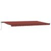 vidaXL Auvent r&eacute;tractable orange et marron 600 &times; 300 cm