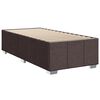 vidaXL Sommier &agrave; lattes de lit avec matelas Marron fonc&eacute; 90x190 cm