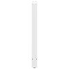 vidaXL Pieds de table de bar Blanc 2 pi&egrave;ces 50 x (90-91) cm Acier