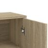 vidaXL Buffets 3 pcs chêne sonoma 60x31x84 cm bois d'ingénierie