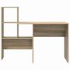 vidaXL Bureau Ch&ecirc;ne Sonoma 131,5 x 50 x 106,5 cm Bois d'ing&eacute;nierie