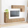vidaXL Ensemble meuble TV 5 pcs Ch&ecirc;ne Sonoma Bois d'ing&eacute;nierie