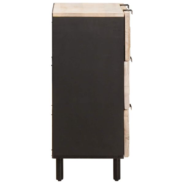 vidaXL Buffet Finition Lavage Blanc 60 x 33 x 75 cm