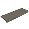 vidaXL Tapis d'escalier autocollants 15 pcs 65x21x4 cm Gris et beige