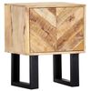 vidaXL Table de chevet 40x30x50 cm Bois de manguier massif