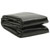 vidaXL Couverture de piscine Noir 400 x 200 cm PE
