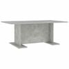 vidaXL Table basse gris b&eacute;ton 103,5x60x40 cm bois d'ing&eacute;nierie