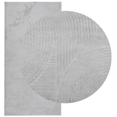 vidaXL Tapis IZA poils courts style scandinave gris 100x200 cm