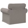 vidaXL Canap&eacute; Taupe Dimensions globales: 95 x 82 x 80 cm (l x P x H)