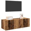 vidaXL Meuble TV mural 2 pcs Bois Ancien 100 x 35 x 31 cm