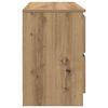 vidaXL Meuble TV ch&ecirc;ne artisanal 100x35x54 cm bois d'ing&eacute;nierie