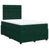 vidaXL Sommier &agrave; lattes de lit avec matelas vert fonc&eacute; 120x190 cm