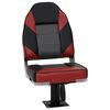 vidaXL Ensemble de si&egrave;ges de bateau pliables lot de 2 dossier haut