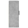 vidaXL Armoire murale gris b&eacute;ton 69,5x34x90 cm