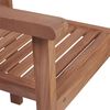 vidaXL Chaises empilables de jardin lot de 4 Bois de teck solide