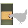 vidaXL Mangeoire pour poules 2 pcs Vert olive 40,5 x 25 x 38 cm