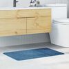 vidaXL Tapis de bain antid&eacute;rapant Bleu 60 x 90 cm PP