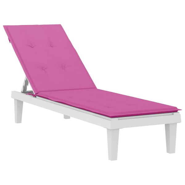 vidaXL Coussin de chaise longue rose tissu oxford