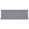 vidaXL Banc d'entr&eacute;e Gris fonc&eacute; 115x30x40 cm Bois