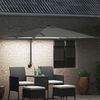 vidaXL Parasol de jardin Sable 248,5 x 247,5 x 160 cm