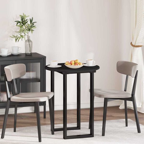 vidaXL Plateau de table Noir 60 x 60 x 1,5 cm Bois d'ing&eacute;nierie