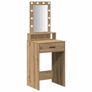 vidaXL Table de Toilette Marron 50 x 41 x 140 cm Bois d'ing&eacute;nierie